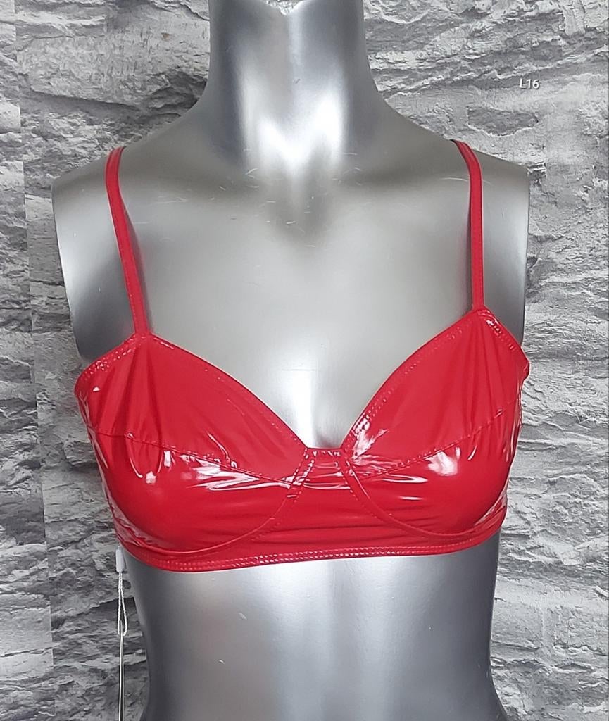 Kinky rode lak bh M, Kleding | Dames, Ondergoed en Lingerie, Ophalen of Verzenden, Rood, BH