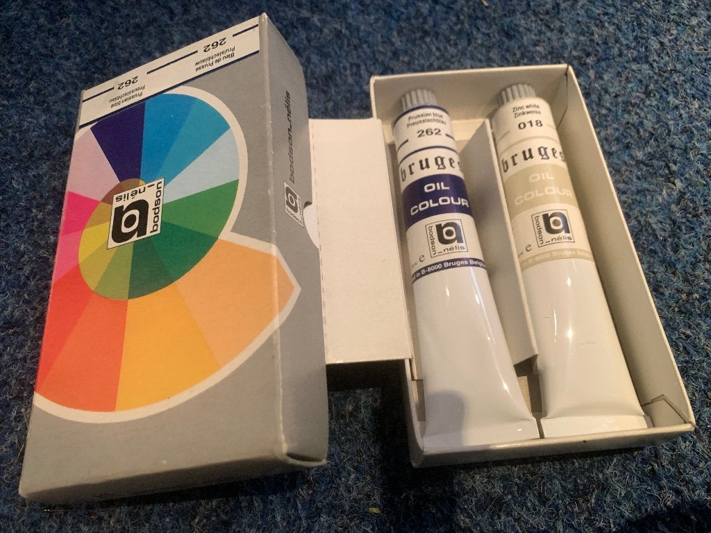 2x 60ml Bodson Olieverf - Nieuw 262 en 018, Ophalen of Verzenden, Nieuw, Olieverf