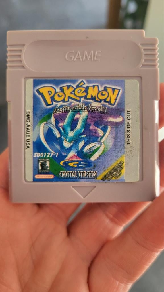 Pokémon Crystal - Game Boy Color, Gebruikt, 1 speler, Ophalen of Verzenden, Role Playing Game (Rpg)