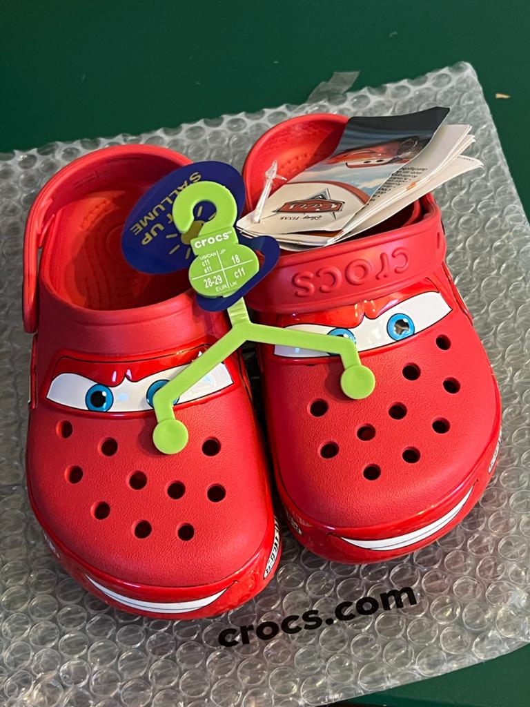 Nieuwe Disney Cars Crocs Lichtgevend - Blik Bliksem McQueen, Ophalen, Jongen of Meisje, Schoenen, Nieuw