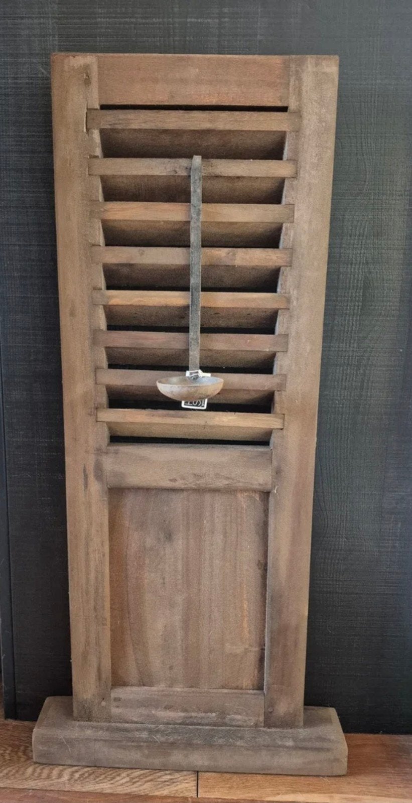 Decoratief Louvre Luik op Standaard - Hout- 85cm hoog., Ophalen of Verzenden, Nieuw, Bruin, Hout