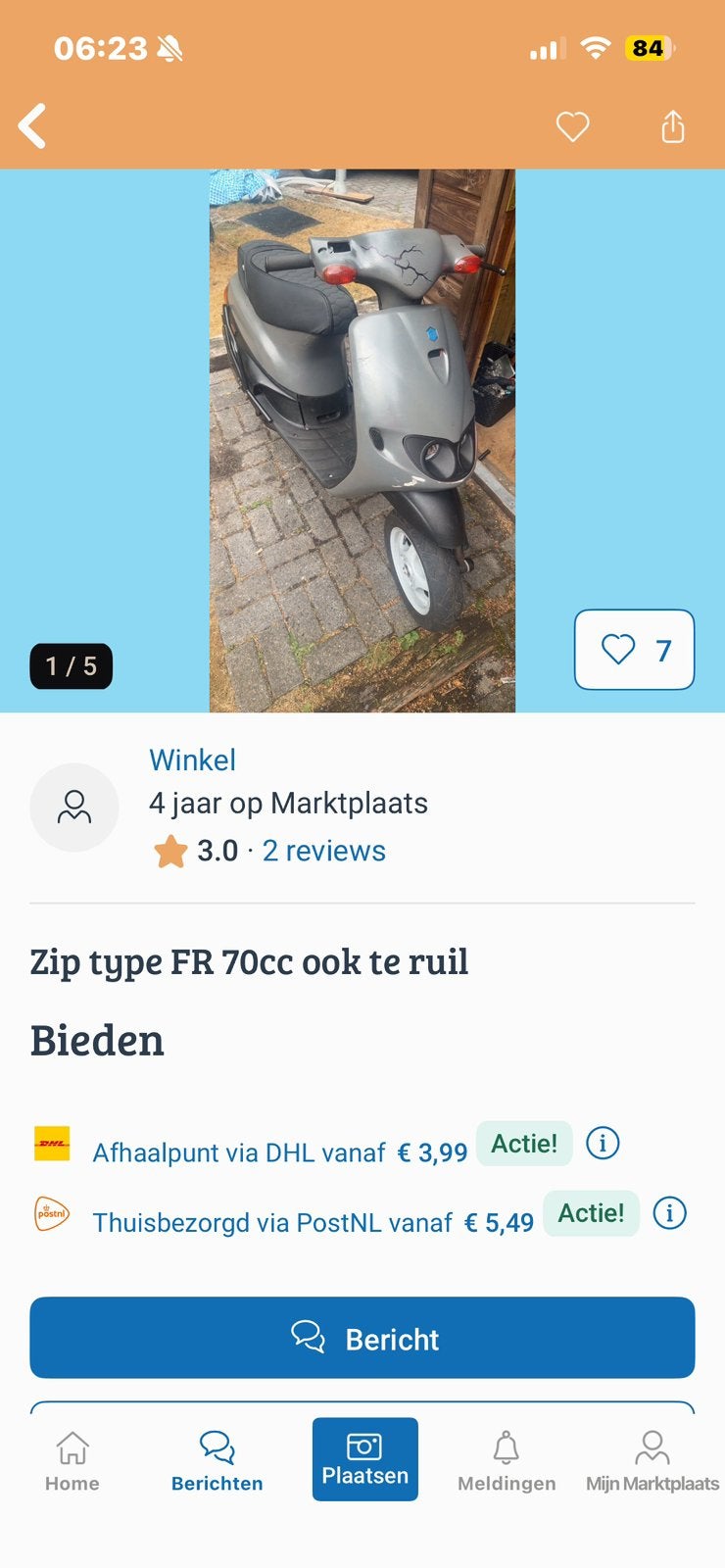 SM 06 uitlaat, Fietsen en Brommers, Ophalen of Verzenden, Zo goed als nieuw, Tweetakt, Overige modellen