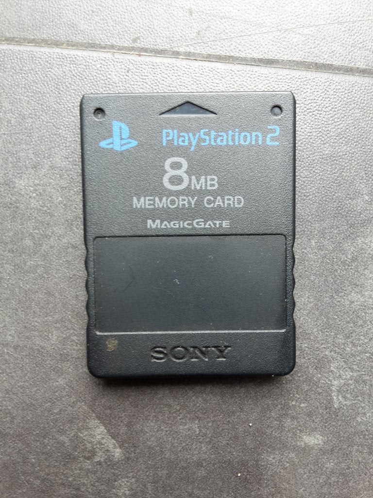 PS2 - Memory Card 8 MB - Officieel Sony PlayStation 2, Ophalen of Verzenden, Zo goed als nieuw, Geheugenkaart, PlayStation 2