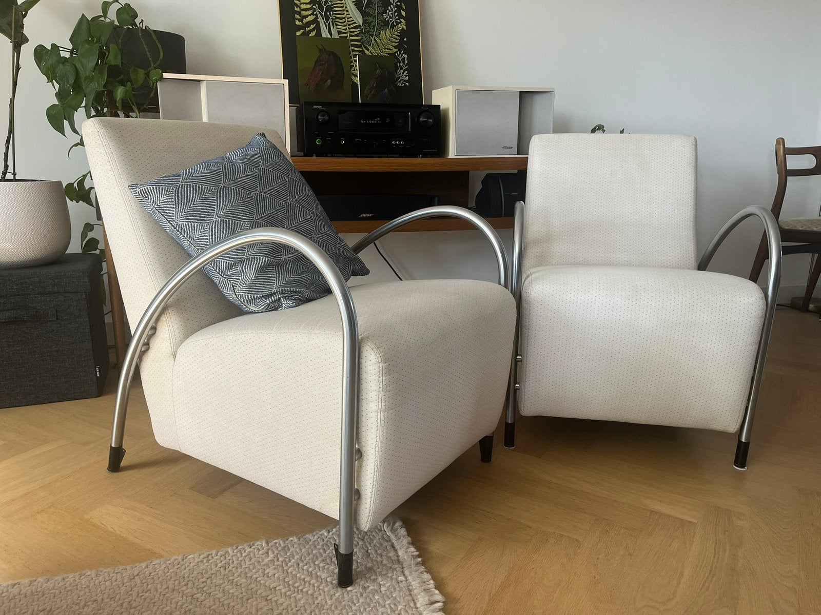 Gelderland stoelen. Crème/ off white. Z.S.M., Ophalen, Zo goed als nieuw, 75 tot 100 cm