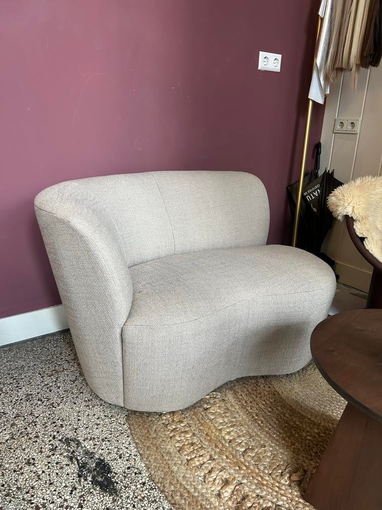 Woood fauteuil creme, Ophalen, Overige kleuren, Zo goed als nieuw, Eén
