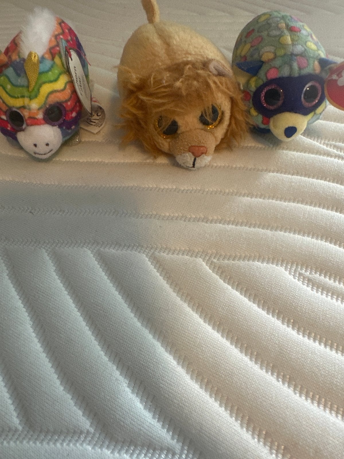 Ty Beanie Boos knuffels - Eenhoorn, Leeuw en Wasbeer, Ophalen, Eenhoorn, Meerkleurig, Klein (minder dan 20 cm)