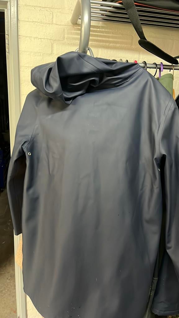 Stutterheim regenjas blauw maat m, Ophalen of Verzenden, Zo goed als nieuw, Regenjas