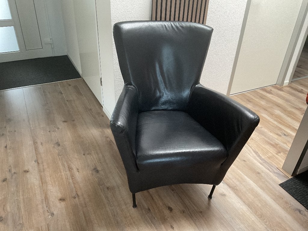 Huiskamer stoelen, Ophalen, Gebruikt, Twee, Leer
