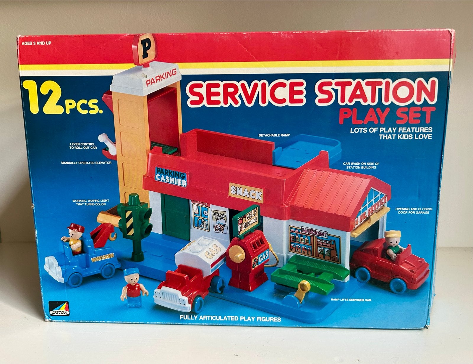 Vintage Fisher Price Service Station play Set NIEUW IN DOOS, Ophalen of Verzenden, Zo goed als nieuw