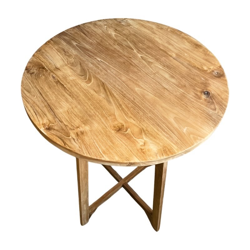 Bar table teak D80H110, Huis en Inrichting, Barren, Ophalen, Nieuw, Nvt, Nvt