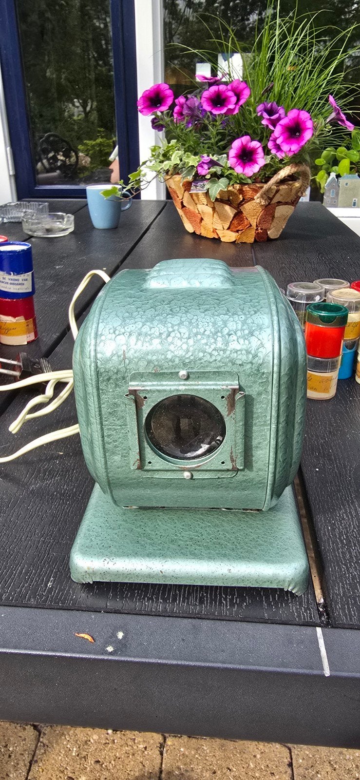 Vintage Cifo filmprojector met films en koffer, Ophalen