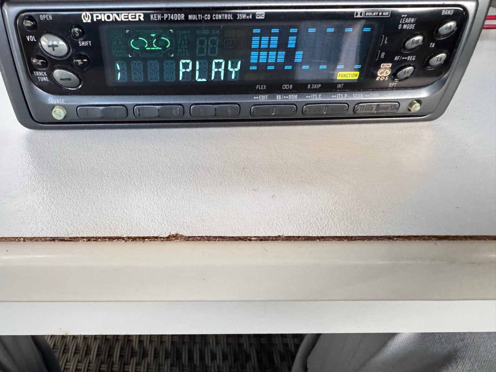 Pioneer KEH-P7400R Autoradio met Cassettespeler, Auto diversen, Ophalen of Verzenden, Zo goed als nieuw