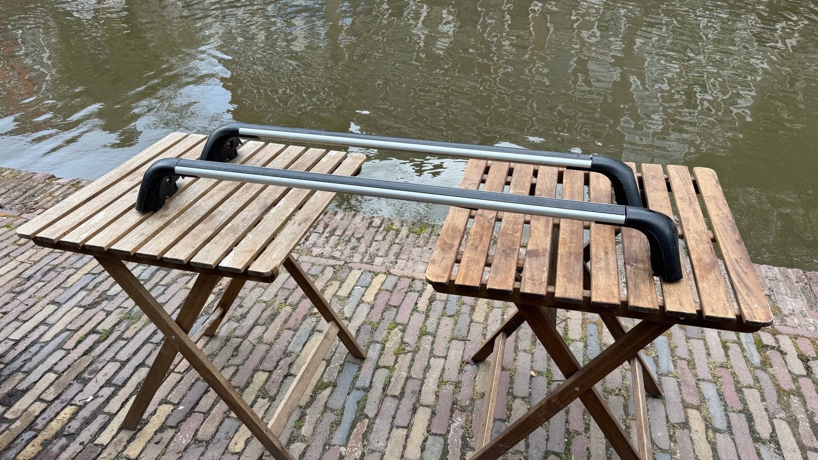Peugeot dakdragers 102 en 110.5 cm breed, Ophalen, Gebruikt
