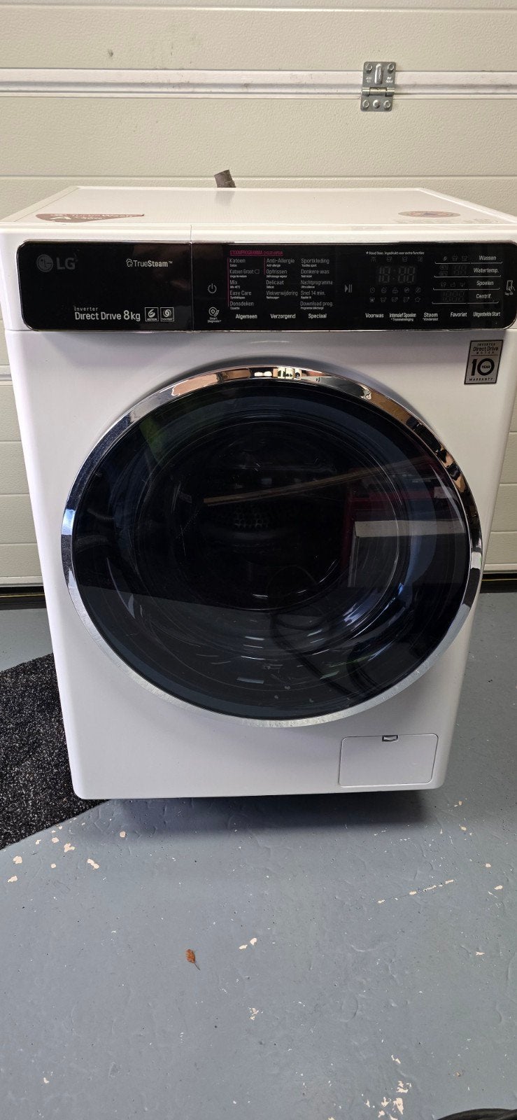 Lg directdrive 8kg truesteam, Ophalen