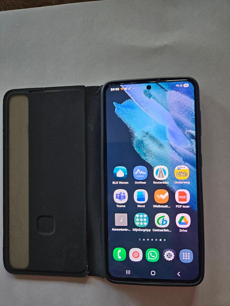 Samsung Galaxy S21 128GB Zwart - In goede staat., Telecommunicatie, Mobiele telefoons | Samsung, Ophalen, Gebruikt, Zwart, Touchscreen