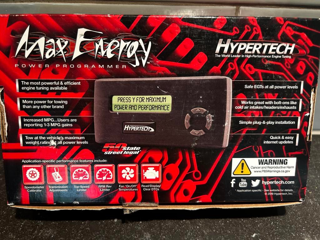 Hypertech Max Energy Power Programmer 42501, Auto diversen, Tuning en Styling, Ophalen of Verzenden
