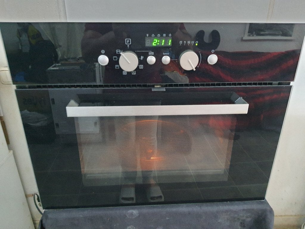 Nette IKEA Inbouw combimagnetron hetelucht oven werkt super, Ophalen, Combimagnetron, Zo goed als nieuw, Inbouw
