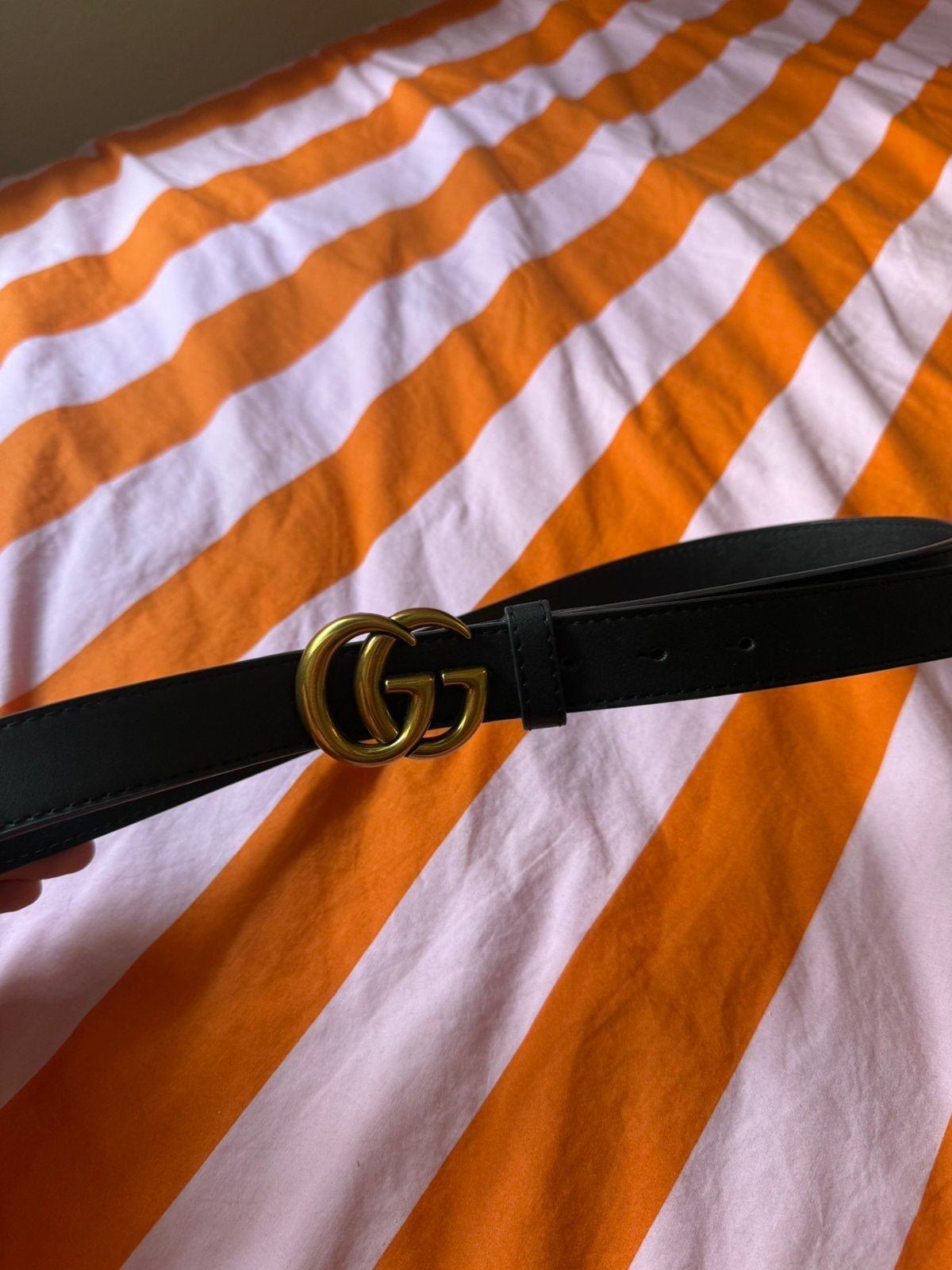 Gucci Riem, Ophalen of Verzenden, Zo goed als nieuw, Zwart, 80 tot 90 cm