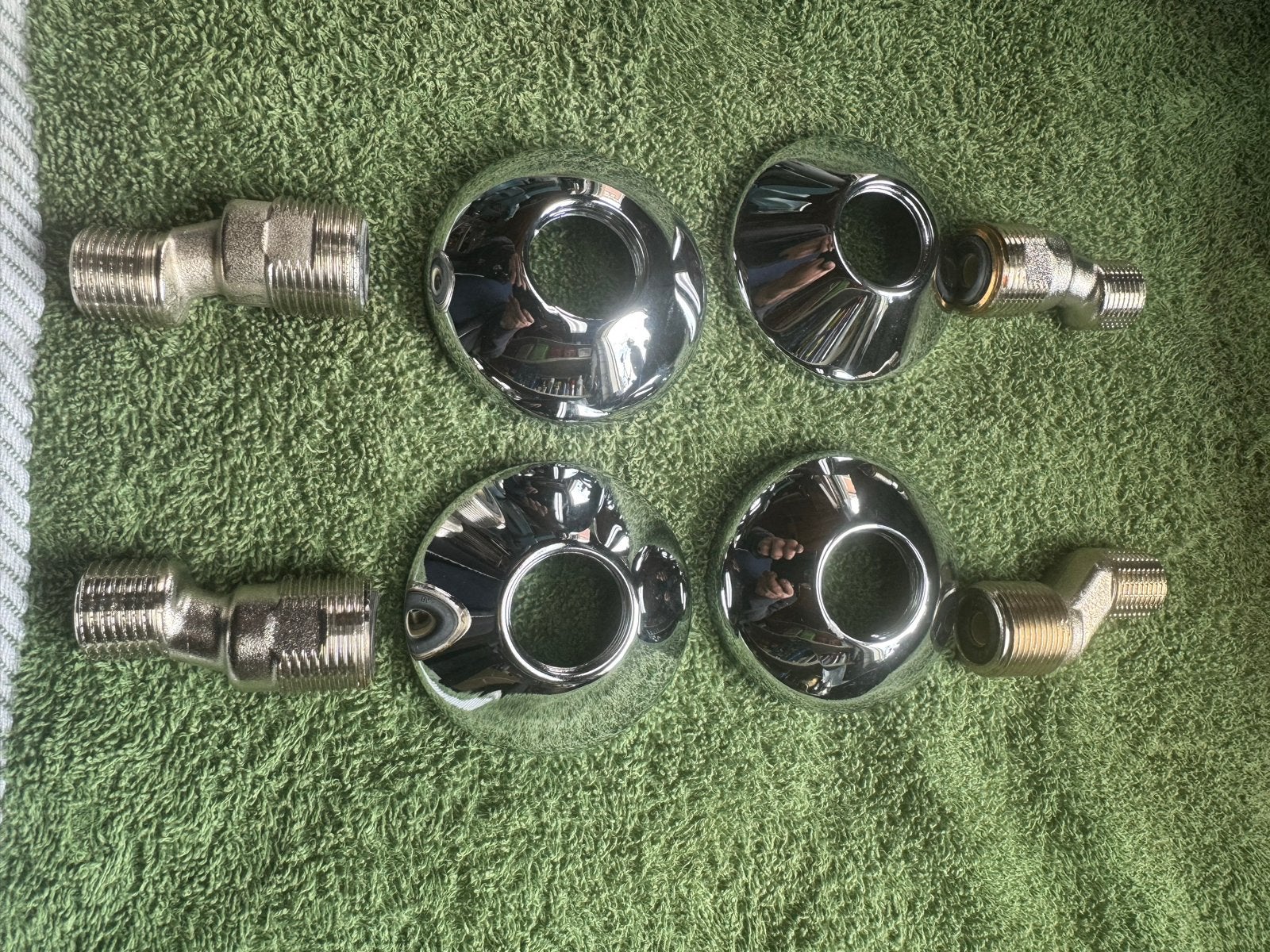 Grohe S-koppelingen en rozetten voor kraan (nieuw), Ophalen of Verzenden, Nieuw, Chroom, Kraan