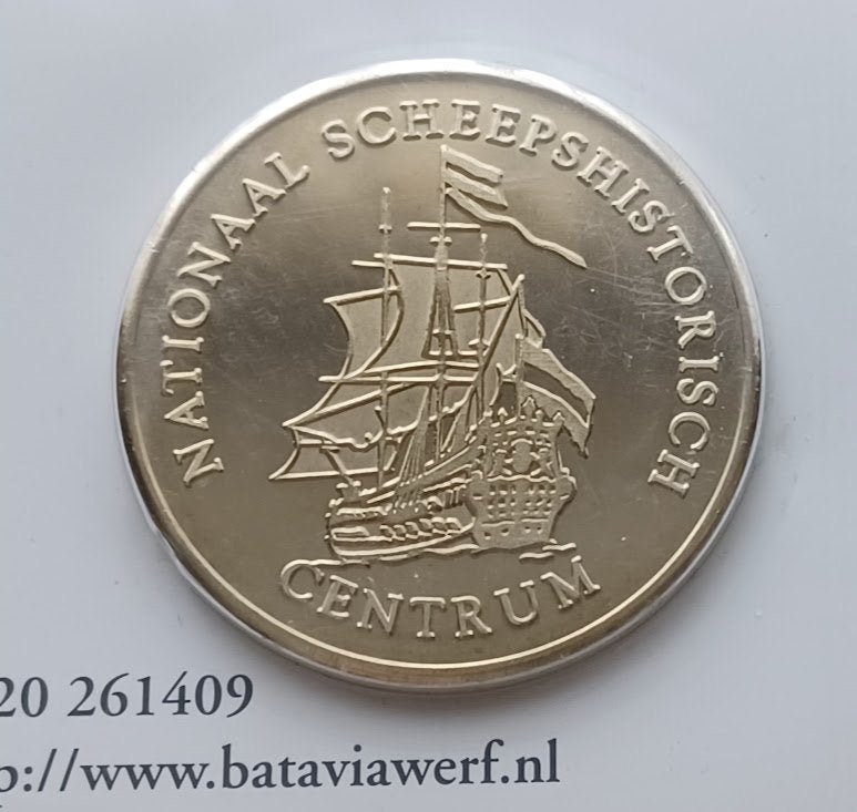 Penning Lelystad - Admiraliteitsschip de 7 Provinciën, Verzenden, Overige materialen, Nederland