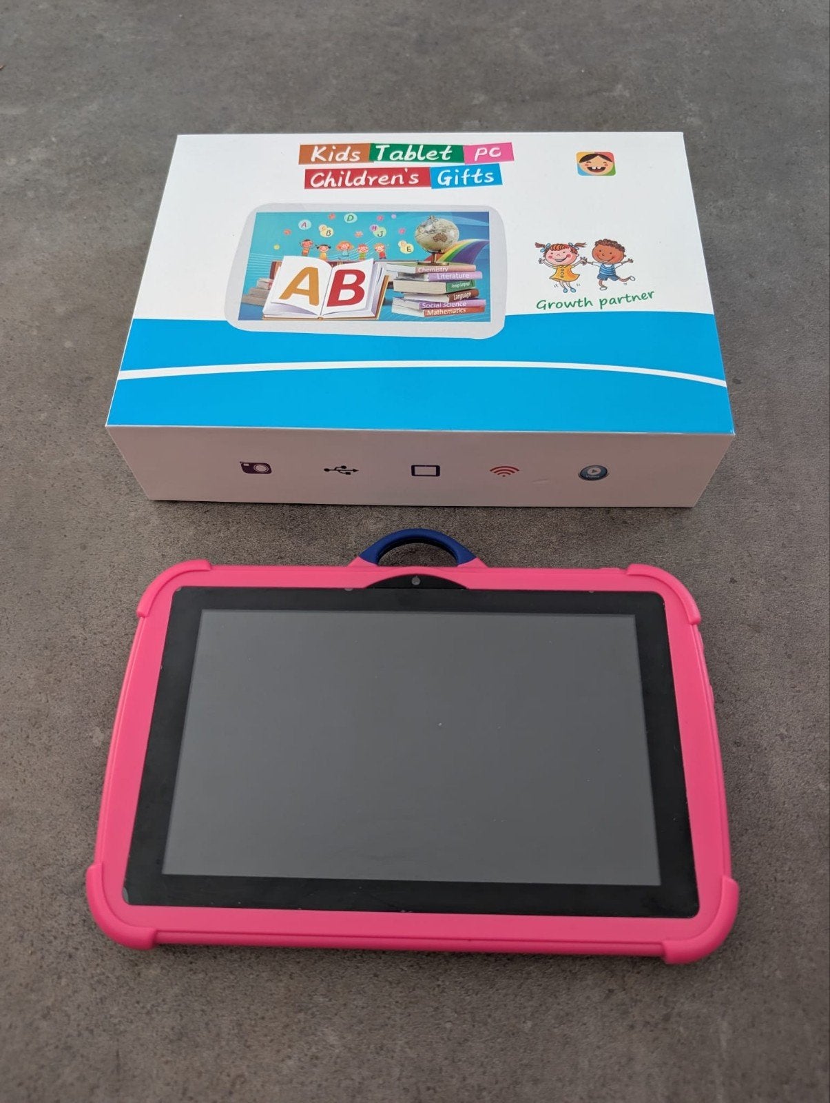 Roze Kids Tablet PC - Ideaal voor Kinderen, Computers en Software, Android Tablets, Usb-aansluiting, Ophalen of Verzenden, Zo goed als nieuw