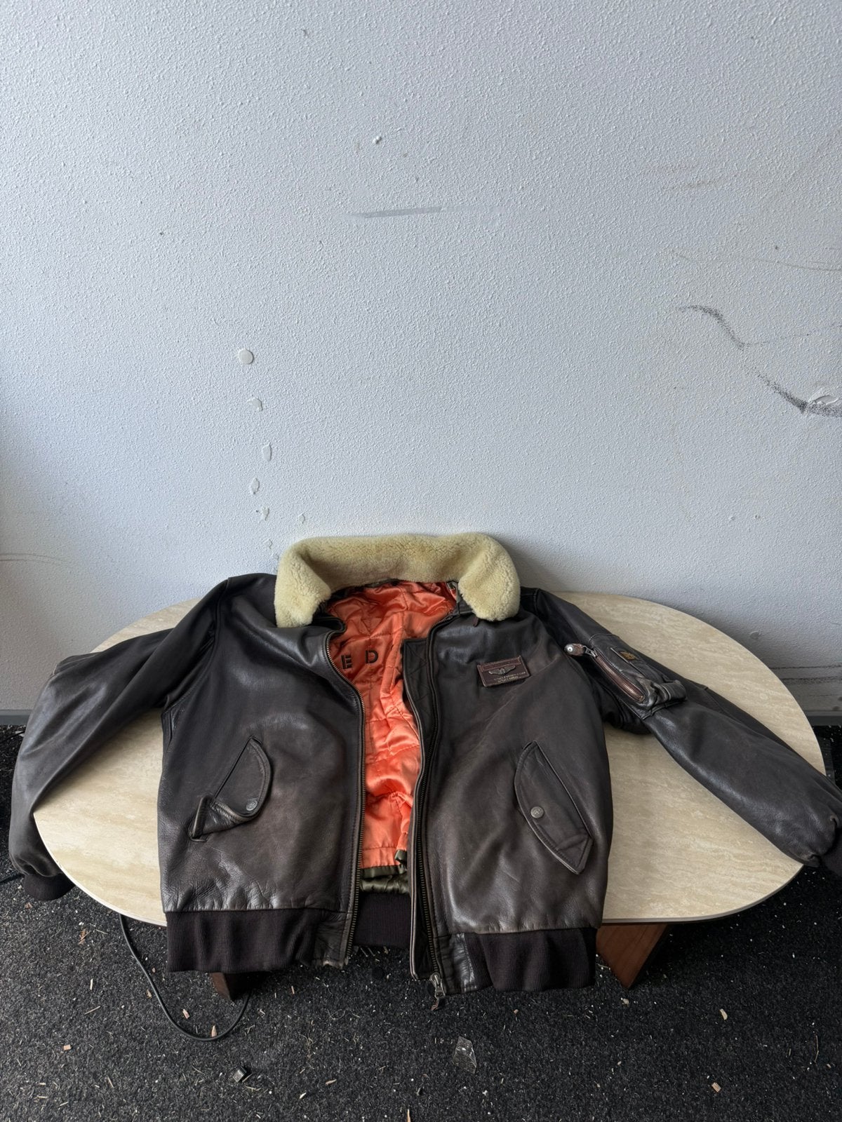 Redskins G1 Pilot Jacket – Echt Leren Pilotenjack, Ophalen of Verzenden, Zo goed als nieuw, Hondenjas