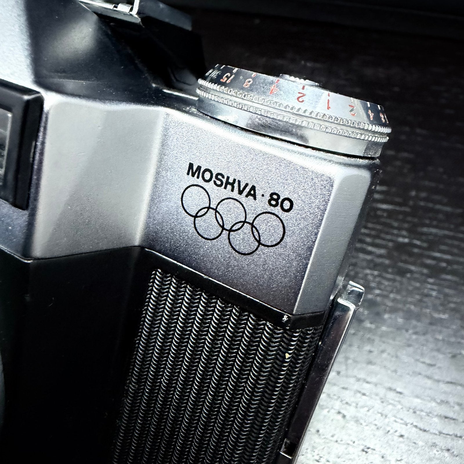 Zenit-E Moskva-80 Olympische Editie met Helios-44-2 lens, Spiegelreflex, Ophalen of Verzenden, Zo goed als nieuw, H