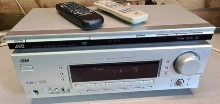 Jvc set receiver rx-5062 + gratis cd dvd speler xv-n352, Ophalen of Verzenden