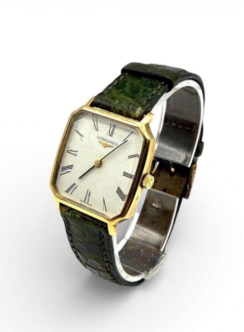 18k gouden Longines horloge 1970, Antiek en Kunst, Ophalen of Verzenden