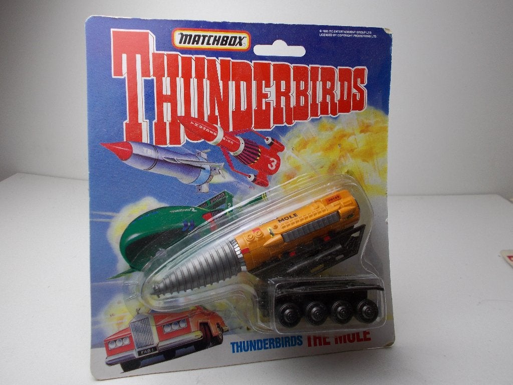 1993 Matchbox THE THUNDERBIRDS. THE MOLE I.z.g.st!, Ophalen of Verzenden, Zo goed als nieuw, Bus of Vrachtwagen, Matchbox