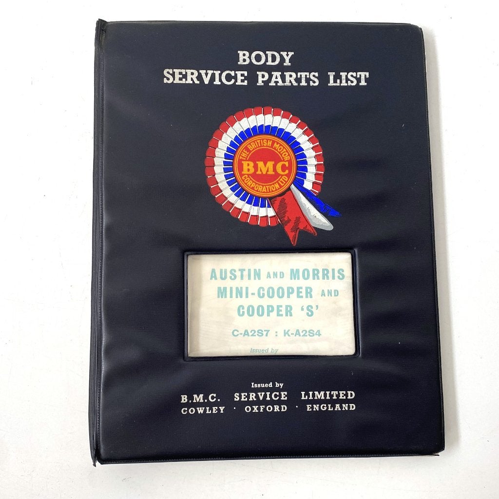 Mini Cooper / Cooper S 1964 body service parts list, Verzenden, Gelezen, Overige merken