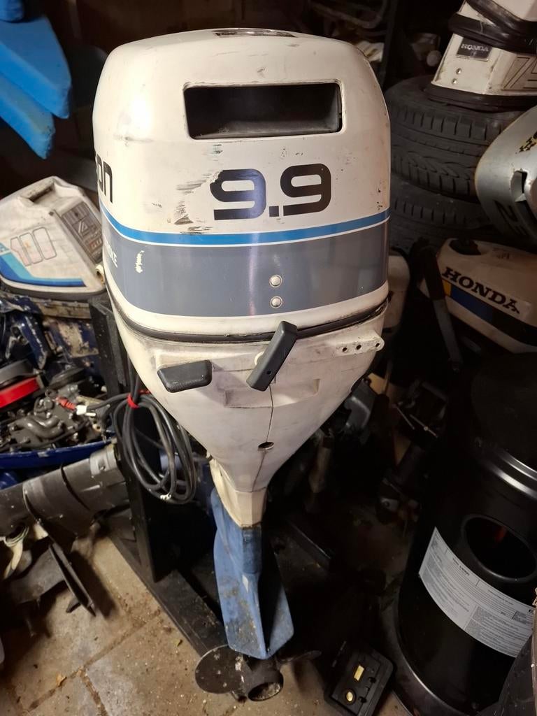 Johnson 9.9pk 4takt langstaart buitenboordmotor onderdelen, Ophalen, Gebruikt, Motor en Techniek
