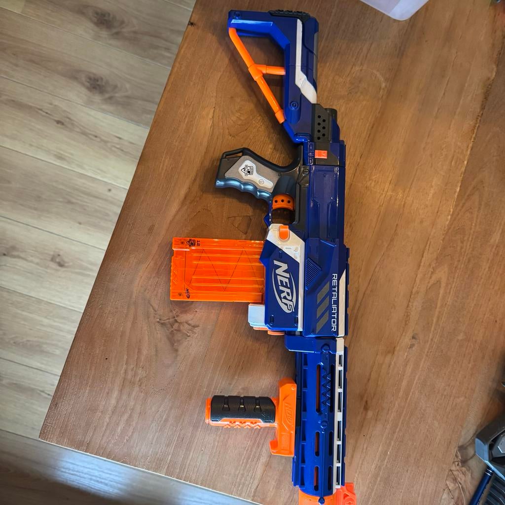 NERF N-Strike Elite Retaliator Blaster, Ophalen, Gebruikt, Jongen of Meisje
