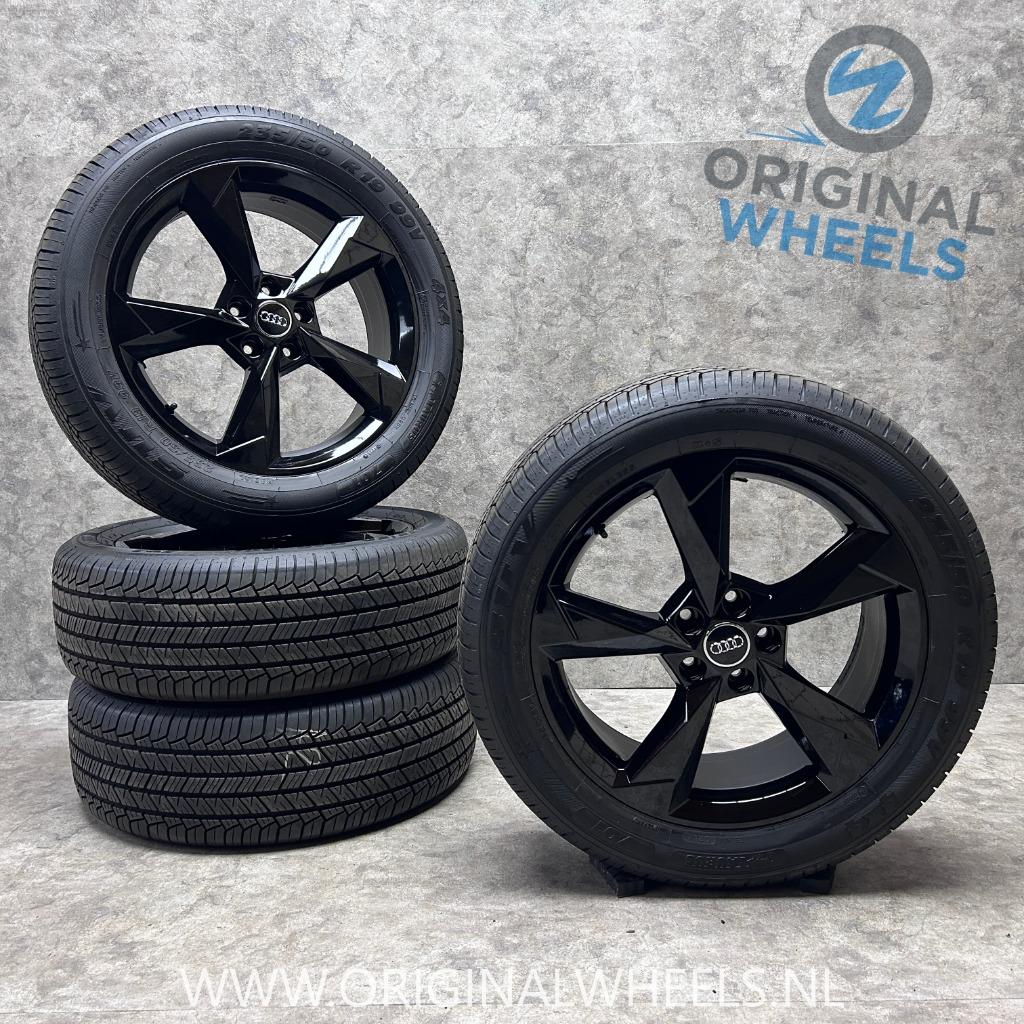 19 inch originele velgen + zomerbanden Audi Q3, 19 inch, Audi, Gebruikt, Banden en Velgen