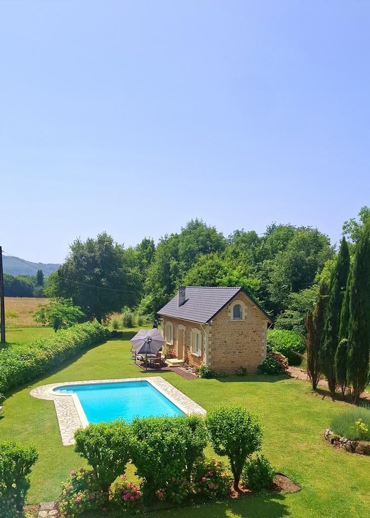 Rustige gîte Dordogne bij Sarlat – privé zwembad & tuin, Vakantie, Vakantiehuizen | Frankrijk, 2 slaapkamers, Landelijk, Dordogne