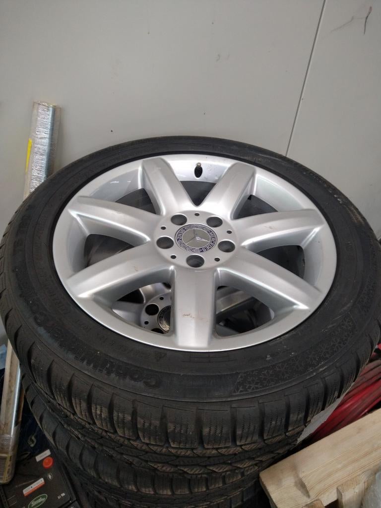 Mercedes SL Velgen Set, Auto-onderdelen, Banden en Velgen, Gebruikt, 255 mm, Velg(en), 17 inch