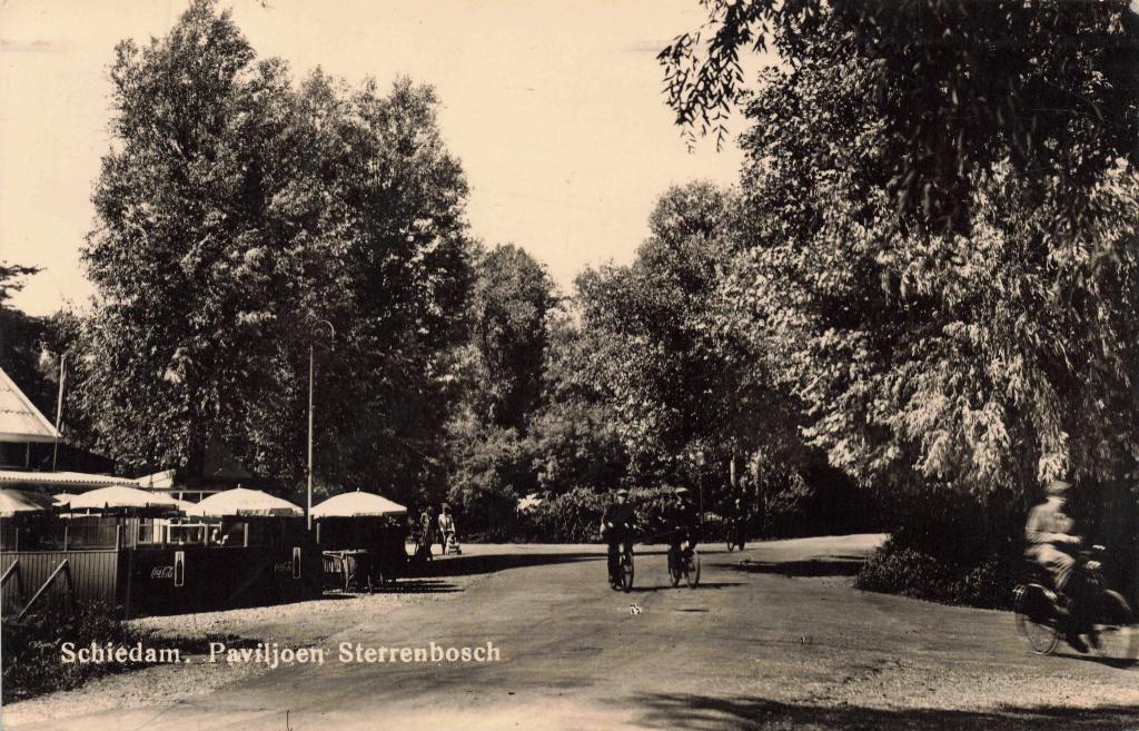 Schiedam Paviljoen Sterrenbosch M7872, Ophalen, 1940 tot 1960, Gelopen, Zuid-Holland