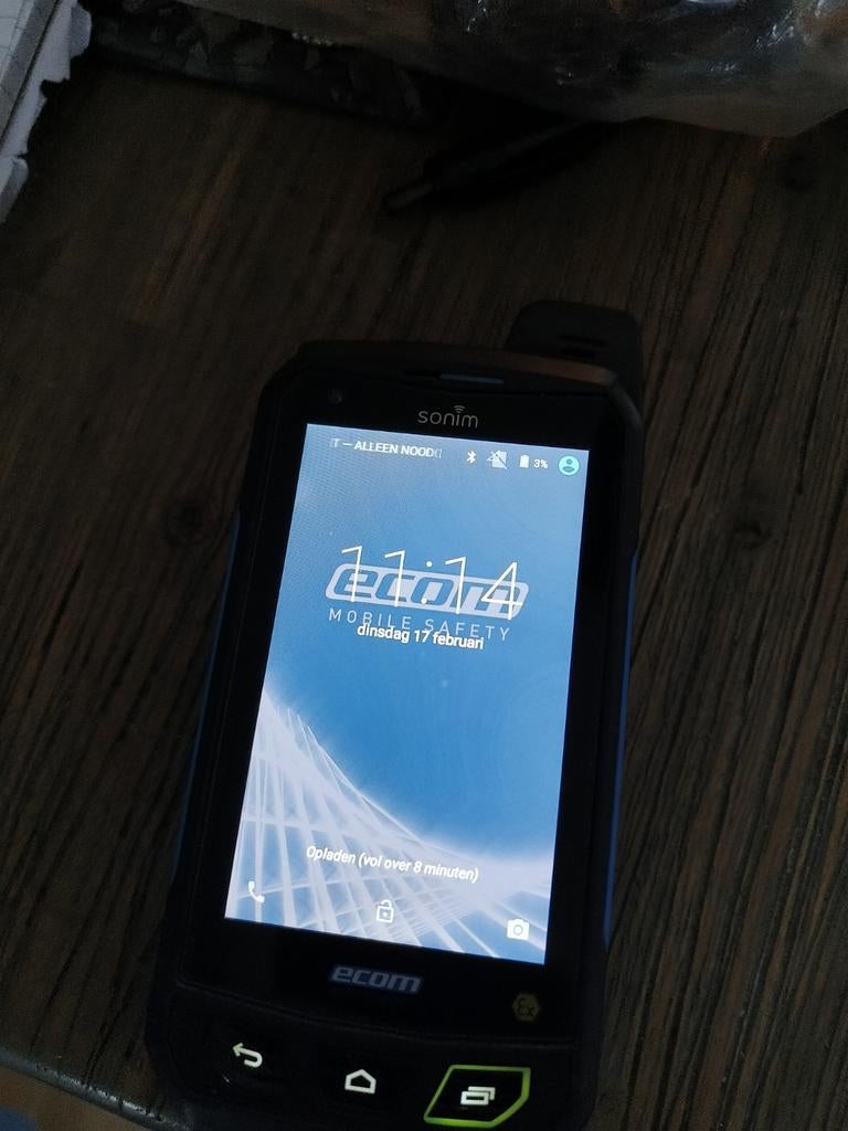 Sonim Ecom Atex Zone 1 Smartphone met toebehoren, Gebruikt, Ophalen of Verzenden, Klassiek of Candybar, Zonder simlock