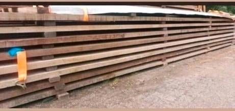 hardhouten  balken en planken, Ophalen, Gebruikt, Hout