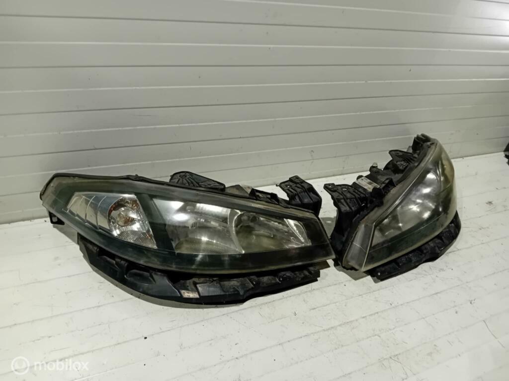 Koplamp Renault Laguna 89900417 89900418, Gebruikt, Ophalen of Verzenden