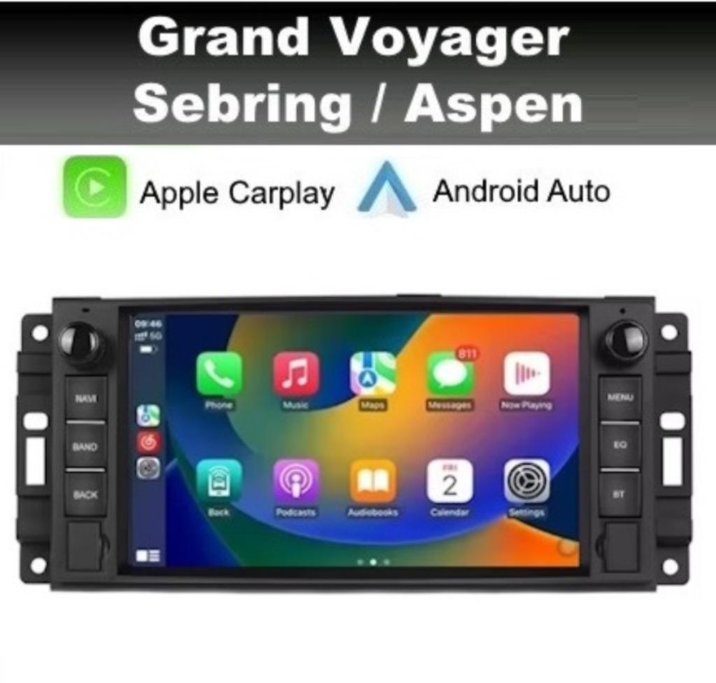 Chrysler Grand Voyager 300C navi android 14 apple carplay, Ophalen of Verzenden, Nieuw