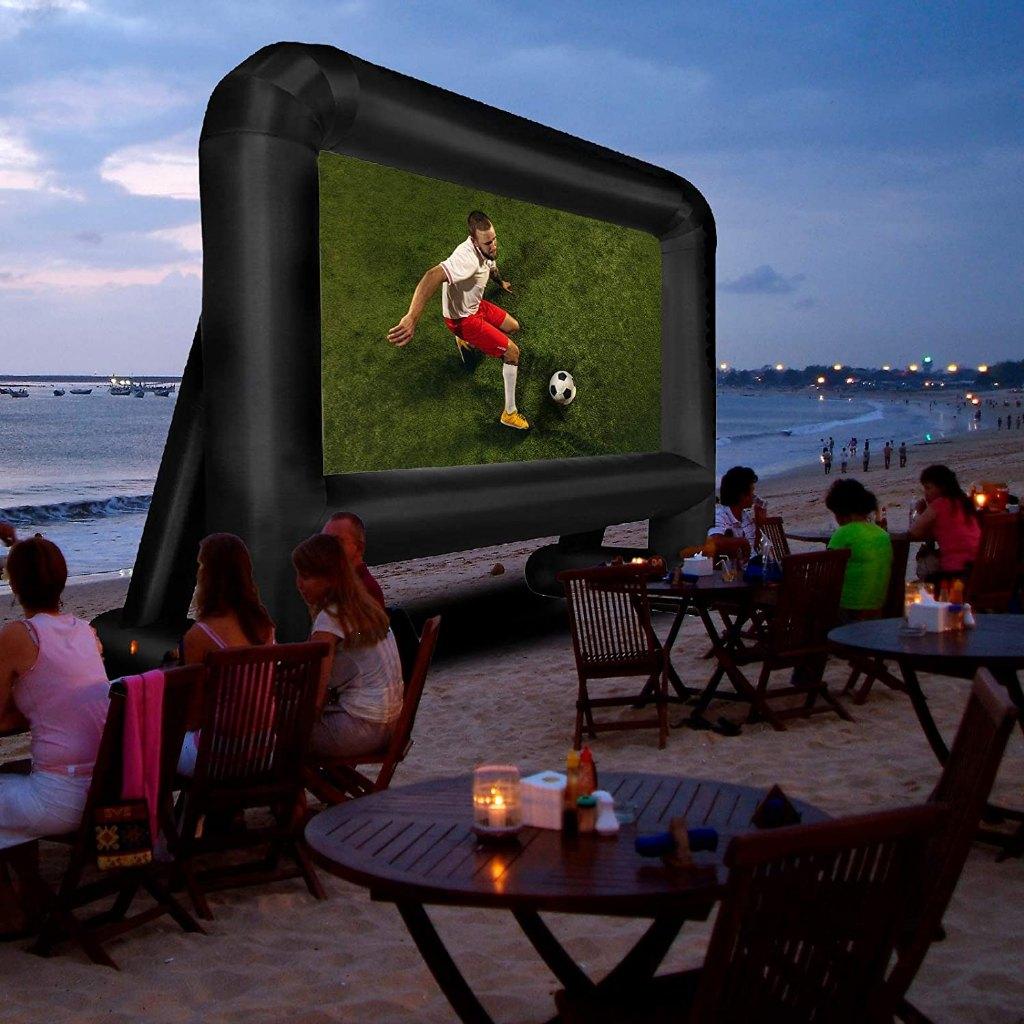 Beamerscherm HDTV Projectiescherm XXXL Diascherm Ø 487cm, Ophalen of Verzenden, Nieuw