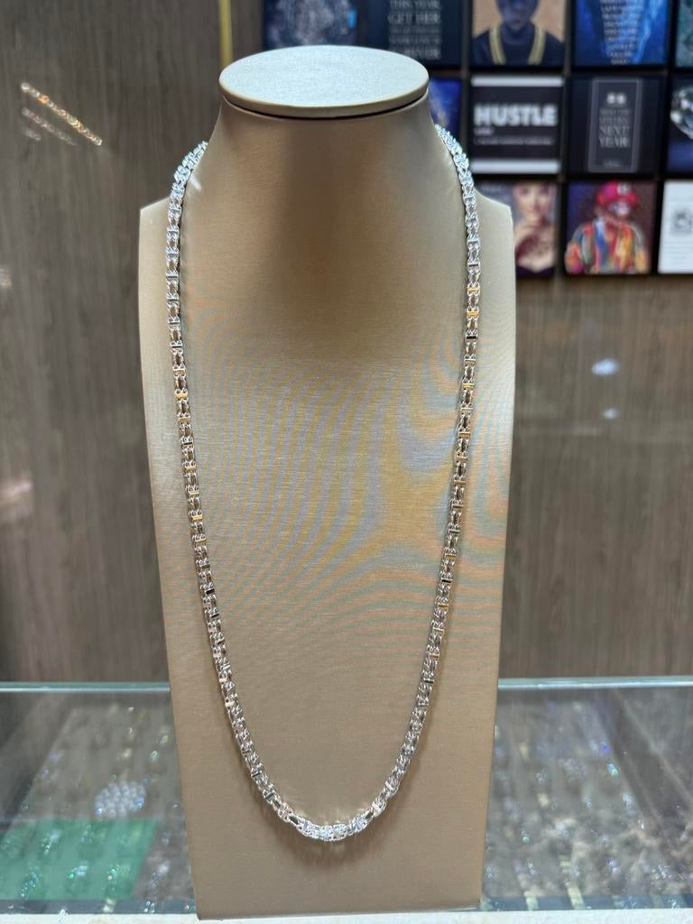 18KT Wit Goud - 22.7 Gram - Ketting - MAGNUM - Herenketting, Ophalen, Nieuw, Goud, Goud