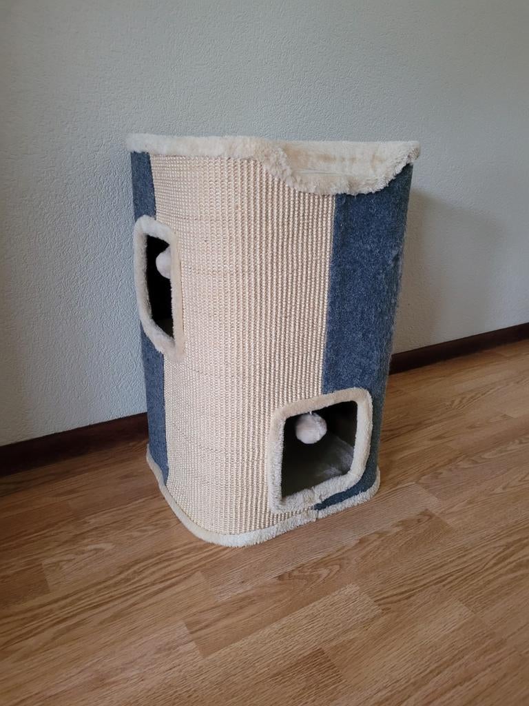 Katten krabton, creme/grijs, Ophalen, Zo goed als nieuw, Krabton