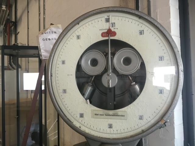 BERKEL Industriële WEEGSCHAAL 300KG verrijdbaar draaibaar, Ophalen