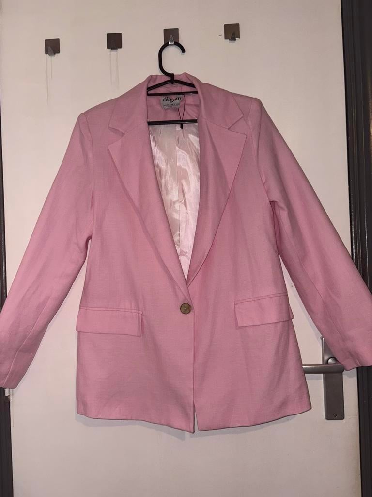 Roze Blazer - Maat S, Ophalen of Verzenden, Zo goed als nieuw, Jasje, Roze