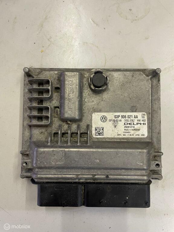 ECU motor computer 03P906021AA Seat Ibiza 1.2TDI CFWA, Auto-onderdelen, Elektronica en Kabels, Gebruikt, Ophalen of Verzenden
