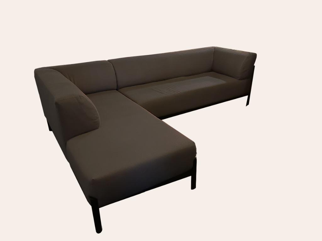 Fest Aku Bank – Antraciet Stof | Studio FEST, Huis en Inrichting, Ophalen, 250 tot 300 cm, Design, Hoekbank