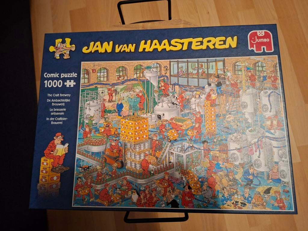 Jan van Haasteren ' de Ambachtelijke Brouwerij', Ophalen of Verzenden, 500 t/m 1500 stukjes, Zo goed als nieuw, Legpuzzel