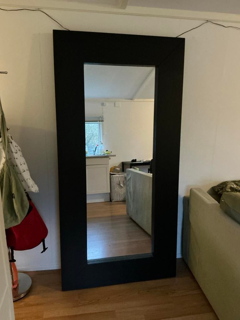 Grote IKEA Mongstad Spiegel, Huis en Inrichting, Woonaccessoires | Spiegels, Ophalen, Zo goed als nieuw, 75 tot 100 cm, 150 tot 200 cm